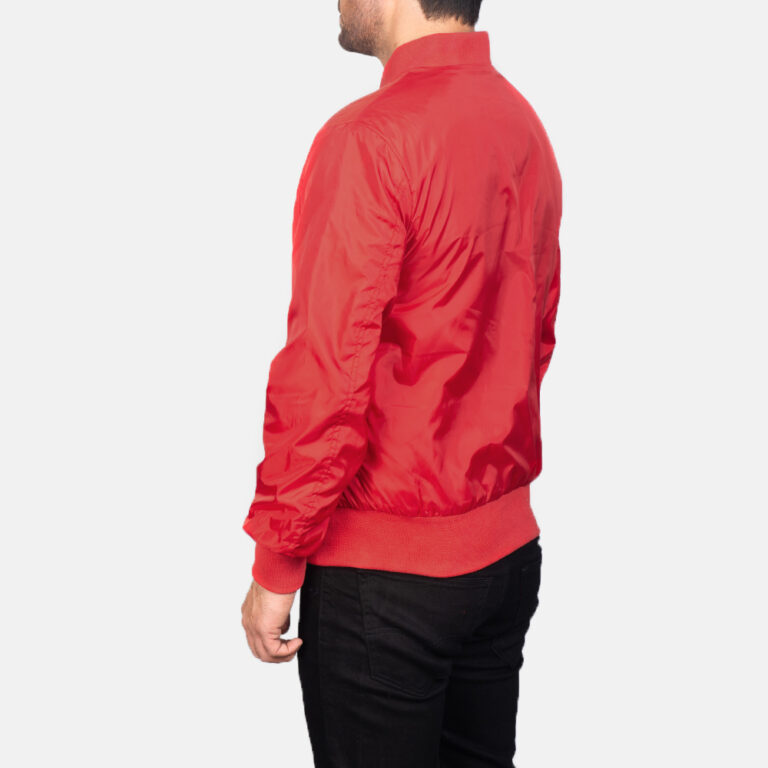 Mens zacks Red Bomber Jacket1106-8-1599810430462